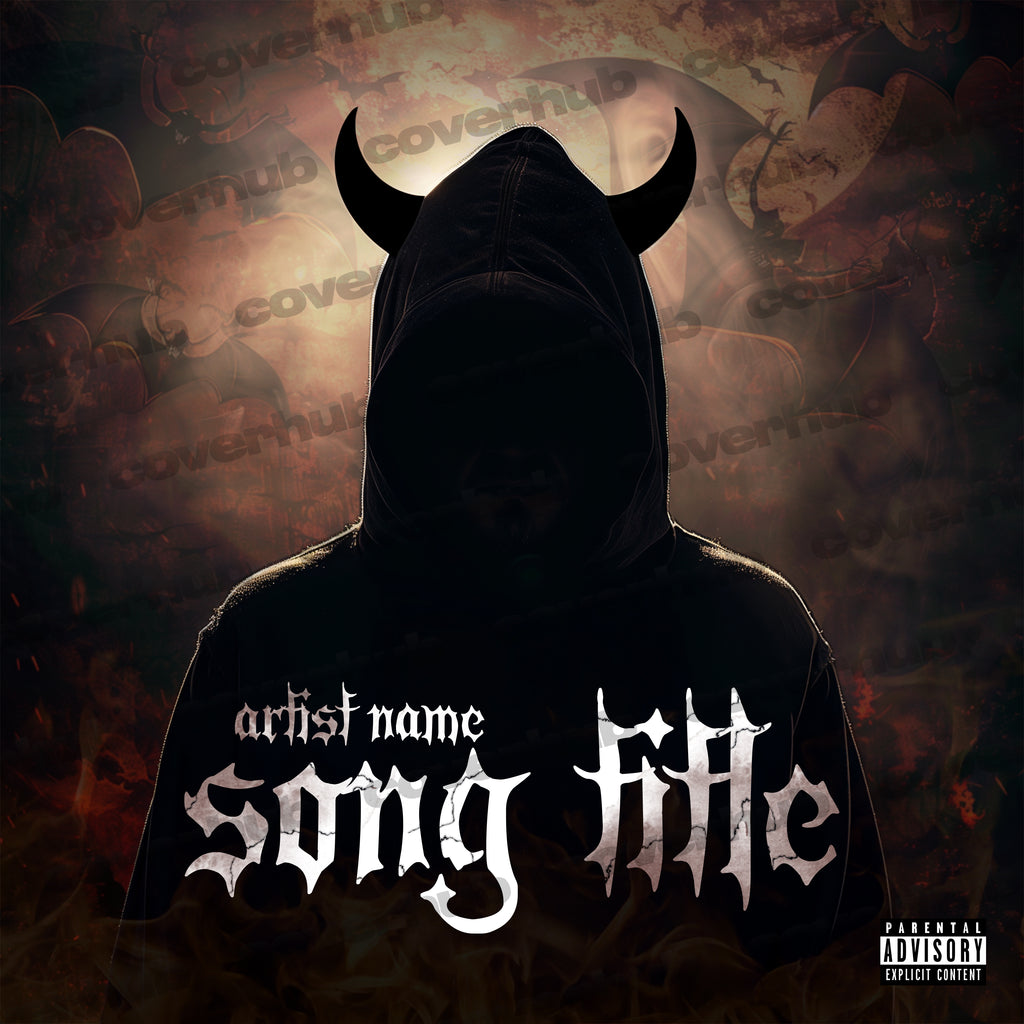 Demon Rapper Album Cover Album Cover Art Templates for Music Releases – Page 2 – Coverhub
